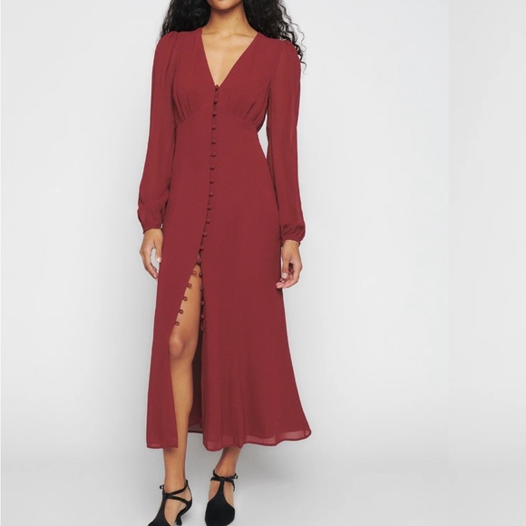 Reformation Brogan Dress sz 4 - Picture 1 of 9